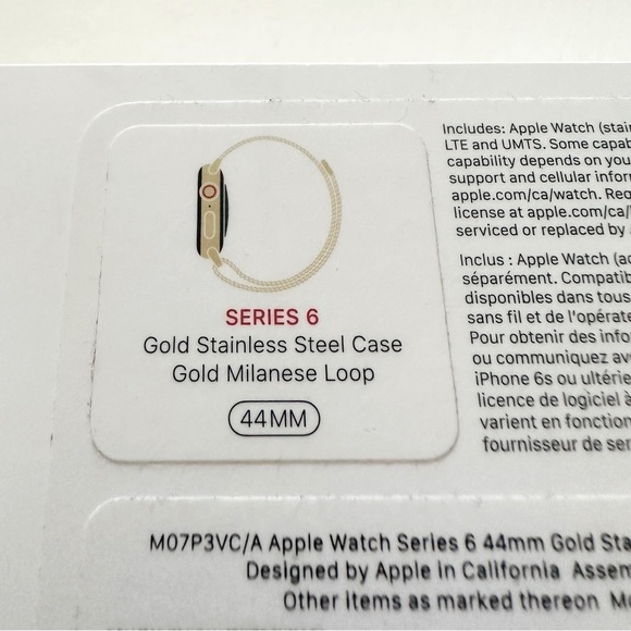 Apple iWatch Series 6 Gold Stainless Steel Case 44mm - Picture 4 of 15